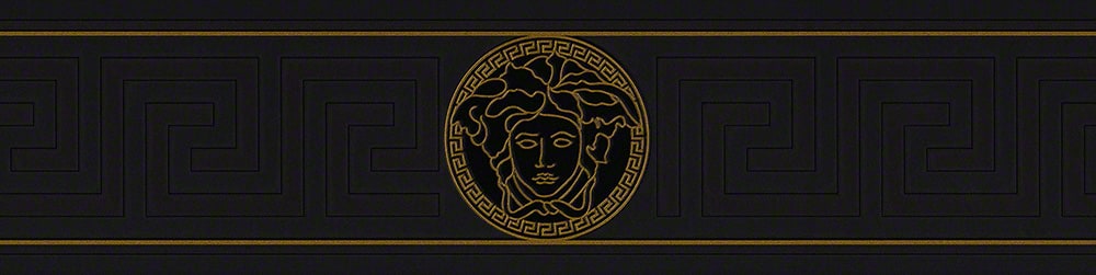 935224X Versace Versace Volume 5 Wallpaper Magesty Border Black Ice