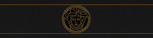 935224X Versace Versace Volume 5 Wallpaper Magesty Border Black Ice