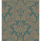 94/6031-CS BLAKE Teal And Silver Cole & Son Wallpaper