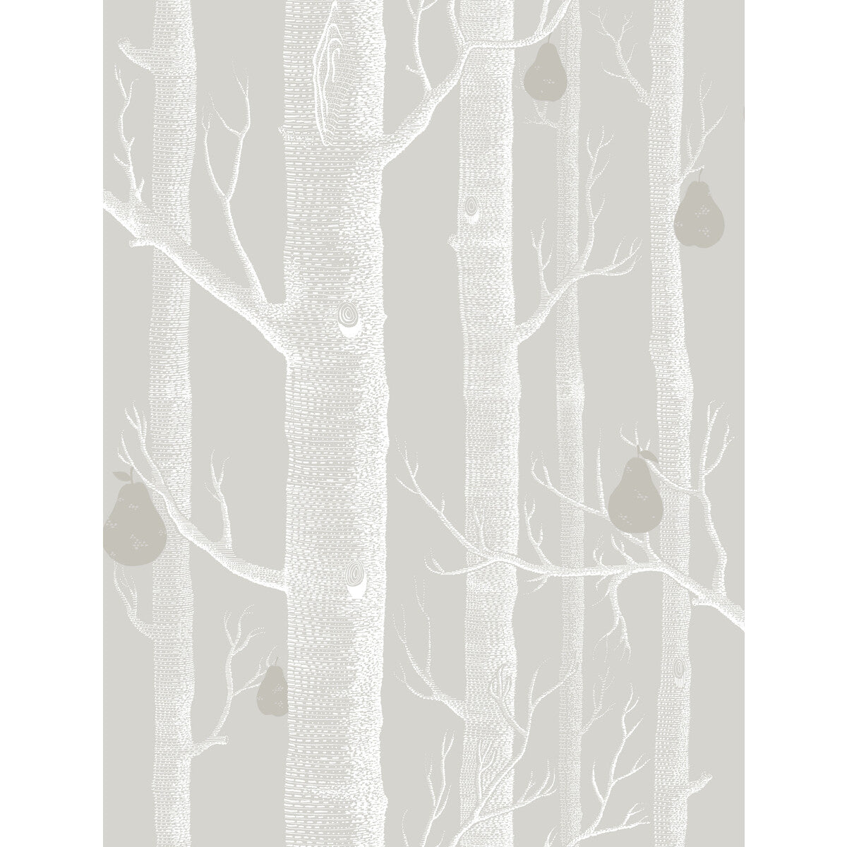 95/5029-CS WOODS & PEARS GREY/WHT/SLVR COLE & SON Wallpaper