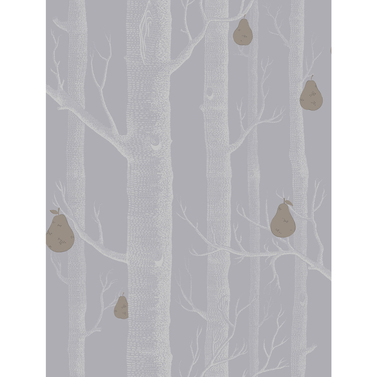 95/5030-CS WOODS & PEARS SLATE/SILVER COLE & SON Wallpaper