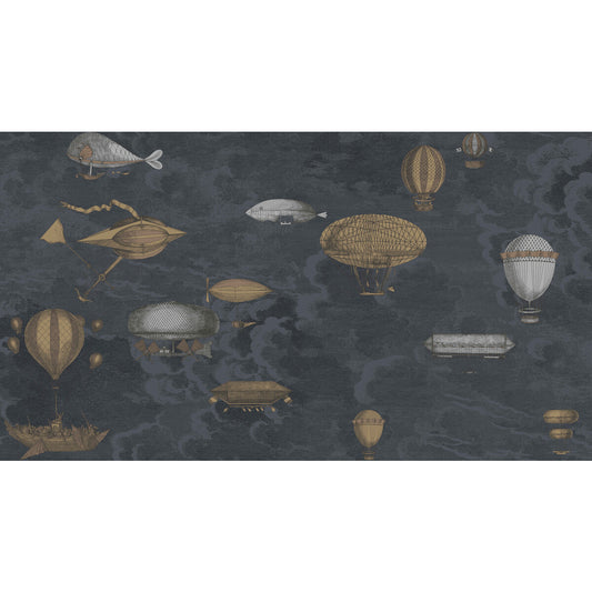 97/1002-CS MACCHINE VOLANTI Midnight Cole & Son Wallpaper