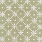 9955W-21 GATE HOUSE REVERSE ONE COLOR Sage Green On White Oyster Quadrille Fabric