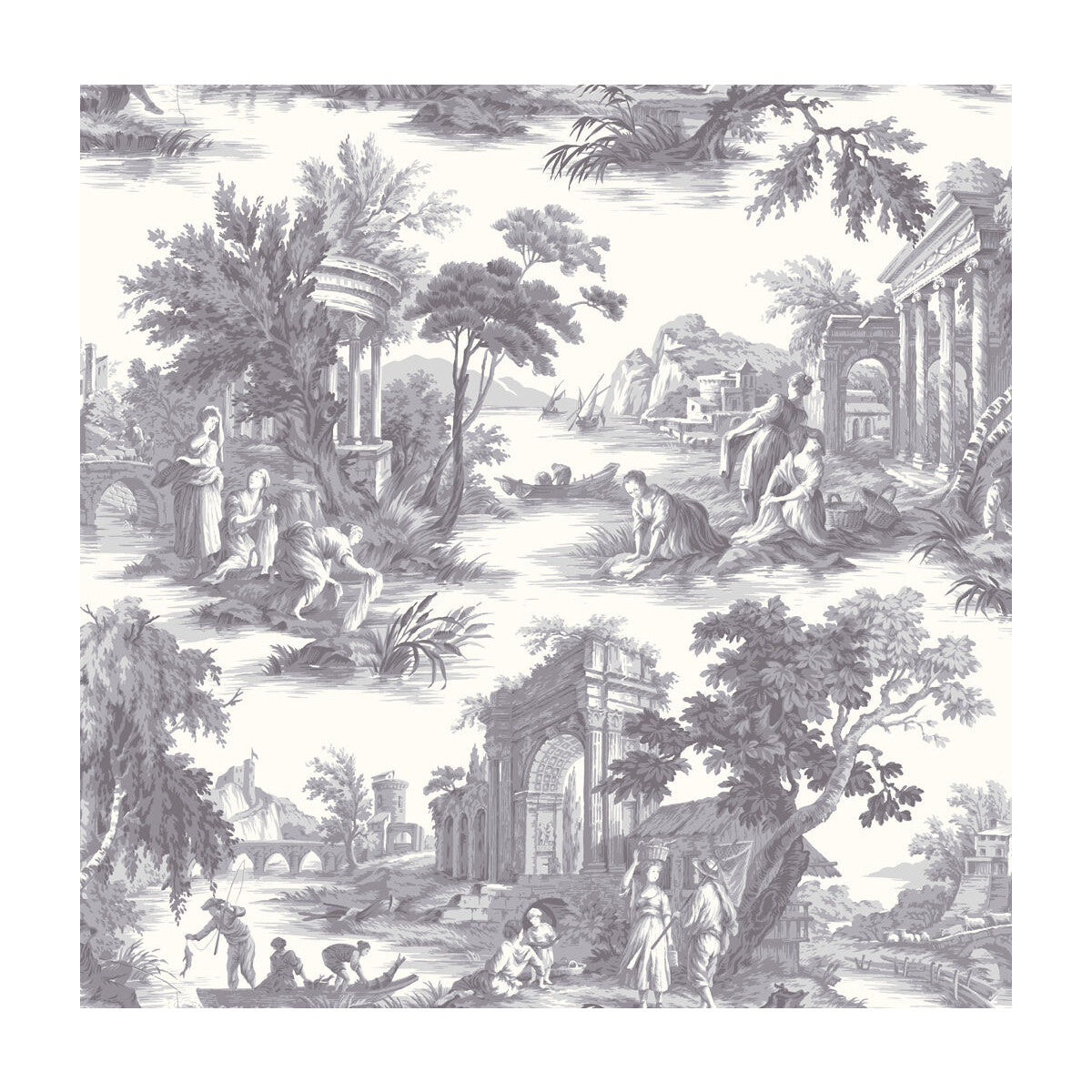 99/1003-CS VILLANDRY Charcoal Cole & Son Wallpaper