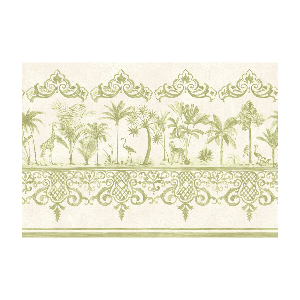 99/10045-CS ROU BORDER OLD OLIVE COLE & SON Wallpaper