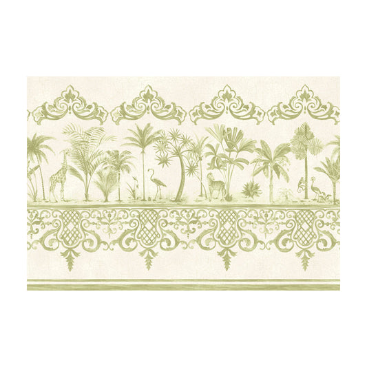 99/10045-CS ROU BORDER OLD OLIVE COLE & SON Wallpaper