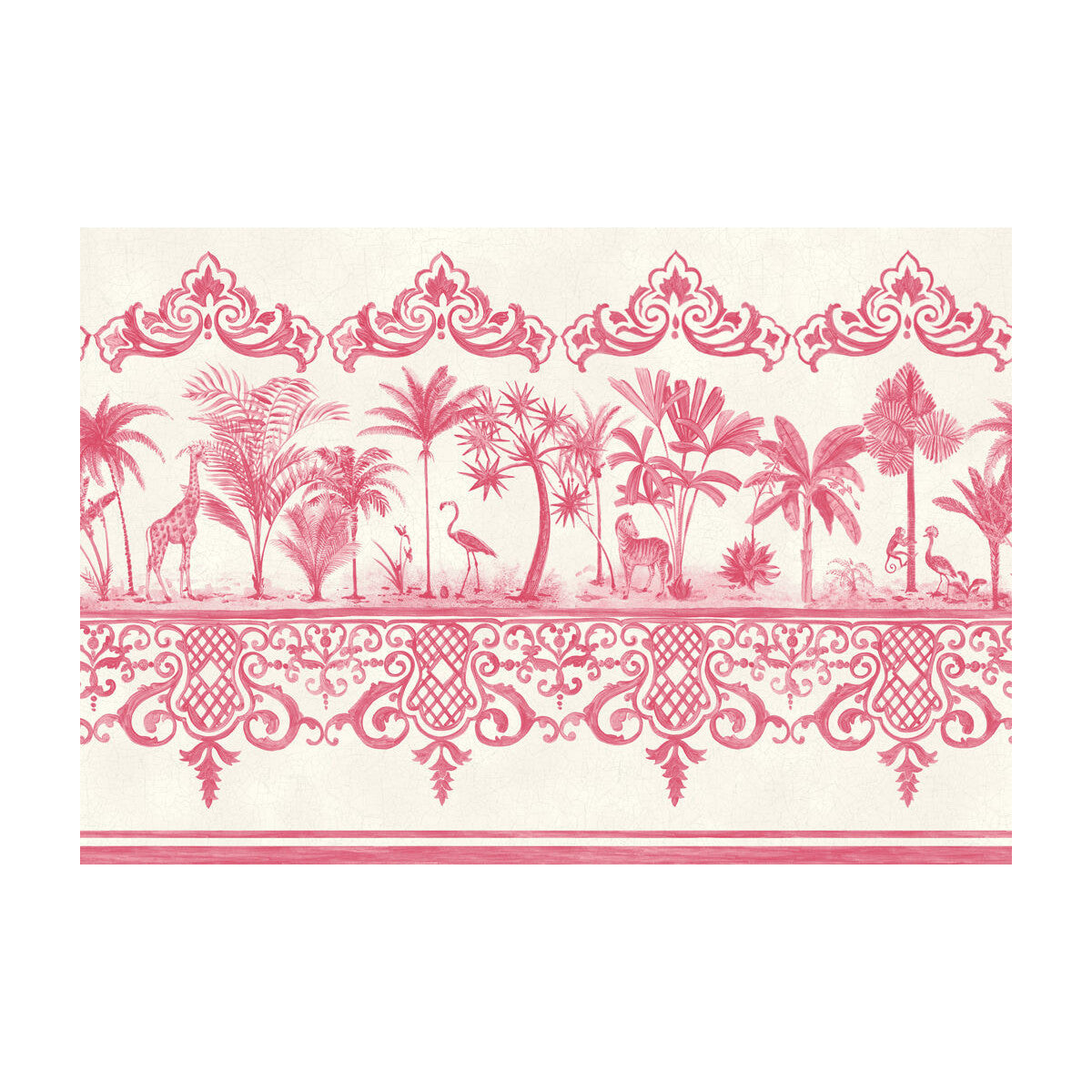 99/10046-CS ROU BORDER ROSE PINK COLE & SON Wallpaper