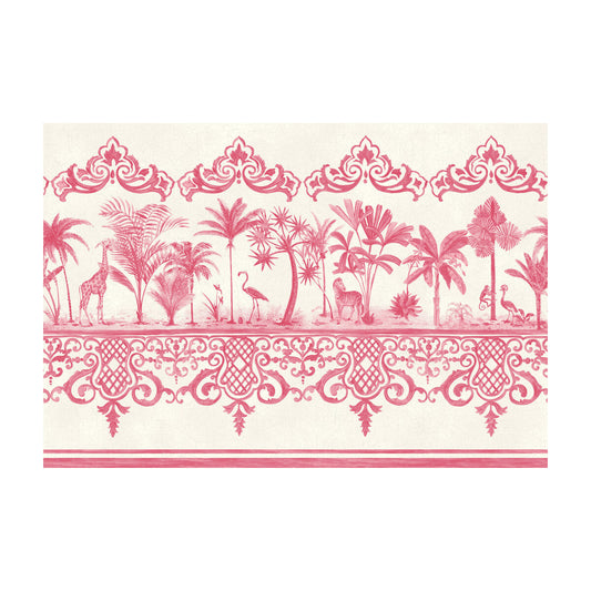 99/10046-CS ROU BORDER ROSE PINK COLE & SON Wallpaper