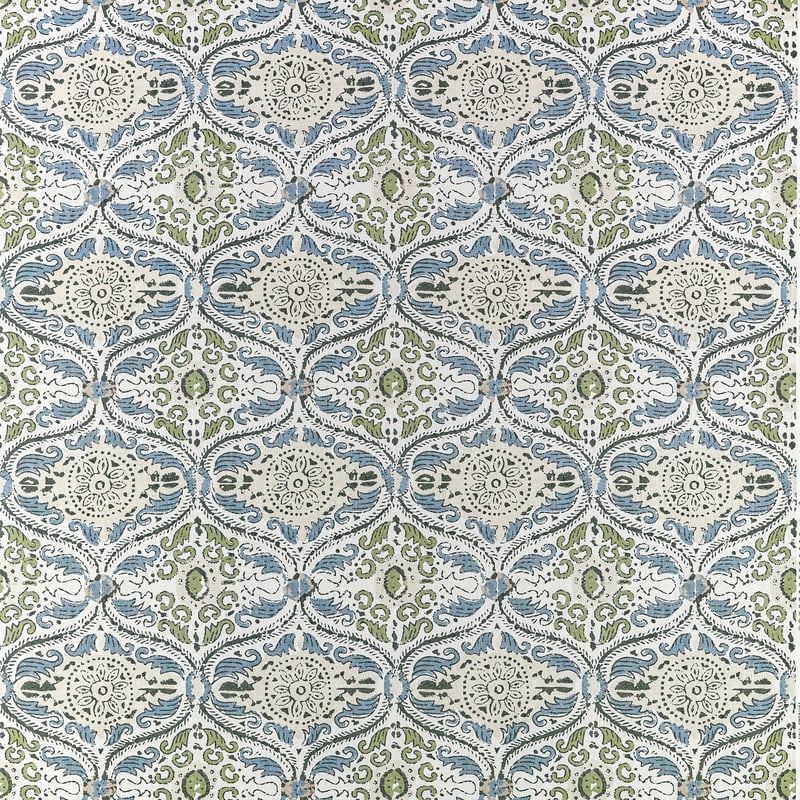 AF10756 Anna French Blue and Green Fabric