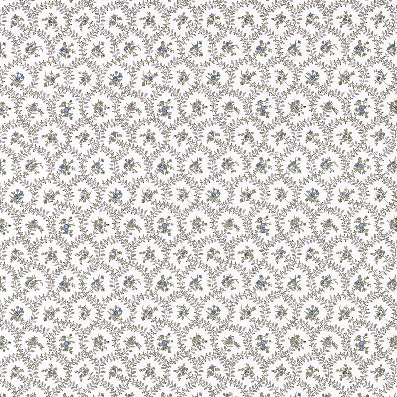 AF10766 Anna French Lavender and Blue Fabric
