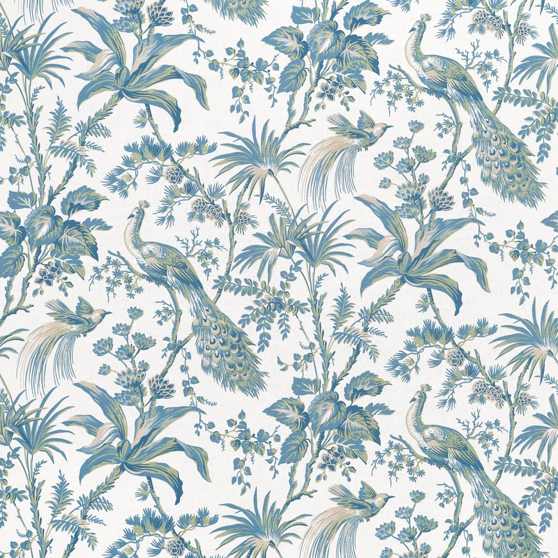 AF57830 Anna French Blue and Green Fabric