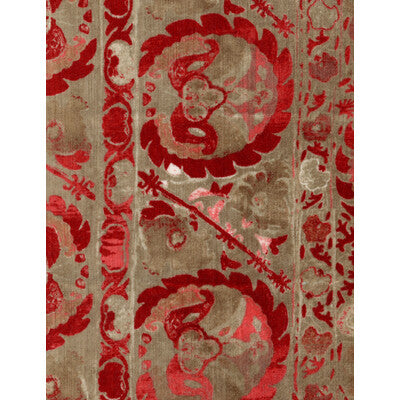 AM100050-916 IZNIK RED KRAVET COUTURE UPHOLSTERY