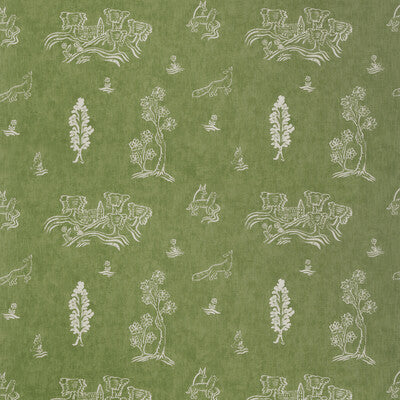 AM100318-3 FRIENDLY FOLK BASIL GREEN KRAVET COUTURE Fabrics Drapery Upholstery