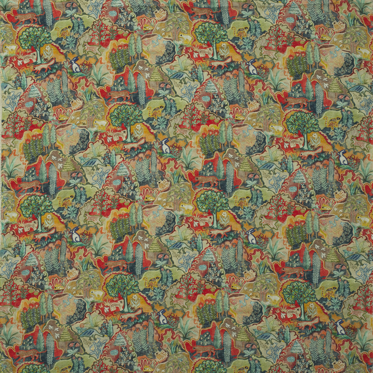 AM100457-195 FOREST MULTI KRAVET COUTURE Fabric