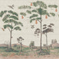 AMW10084-106 MYTHICAL LAND LINEN FLAX KRAVET COUTURE Wallpaper