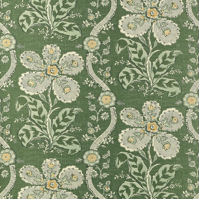 AT10719 Anna French Green Wallpaper