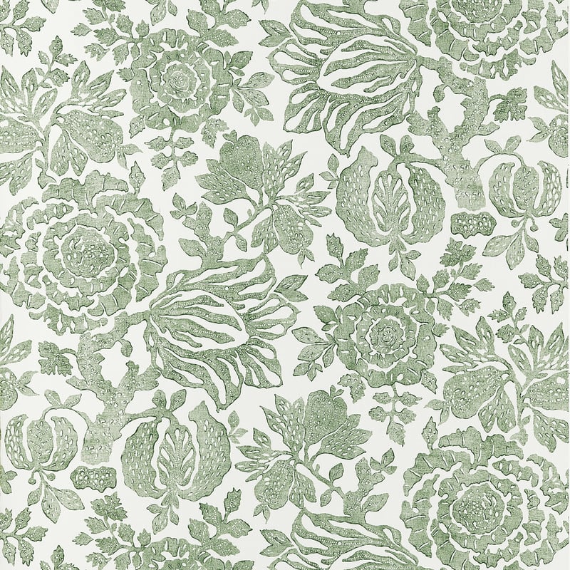 AT10733 Anna French Green Wallpaper