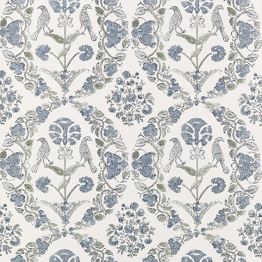 AT10740 Anna French Blue and Green Wallpaper