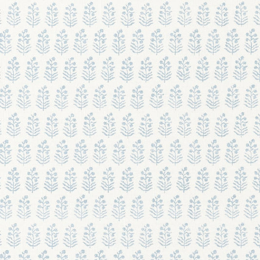 AT10752 Anna French Spa Blue on White Wallpaper