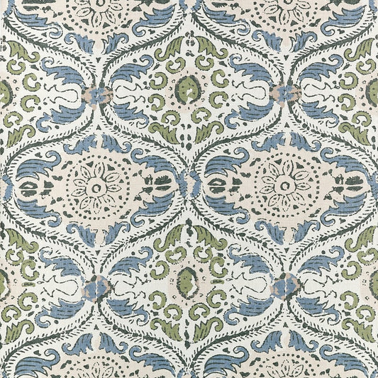 AT10756 Anna French Blue and Green Wallpaper