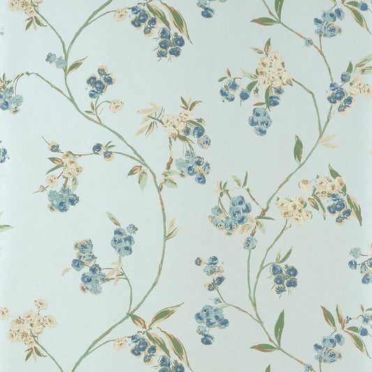 AT16153 Anna French Blue on Pearl Wallpaper