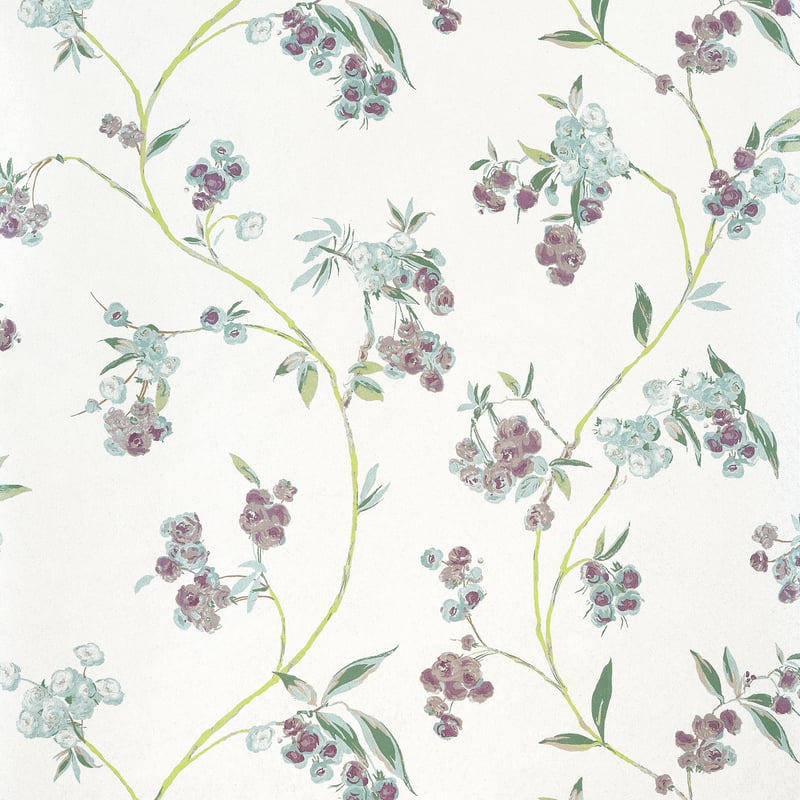 AT16154 Anna French Lavender on Pearl Wallpaper