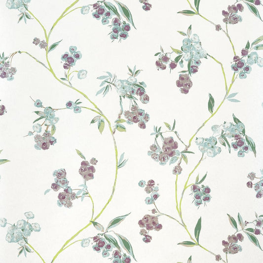 AT16154 Anna French Lavender on Pearl Wallpaper