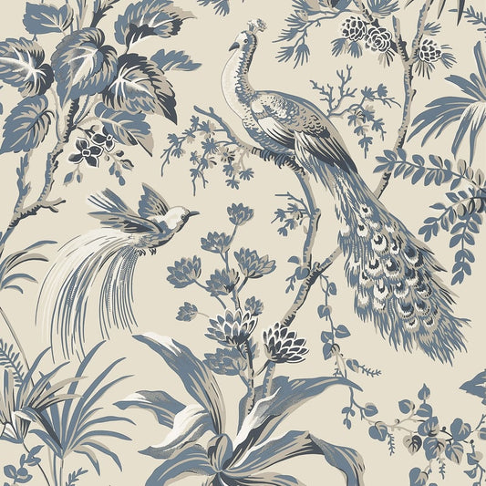 AT57833 Anna French Slate and Black Wallpaper