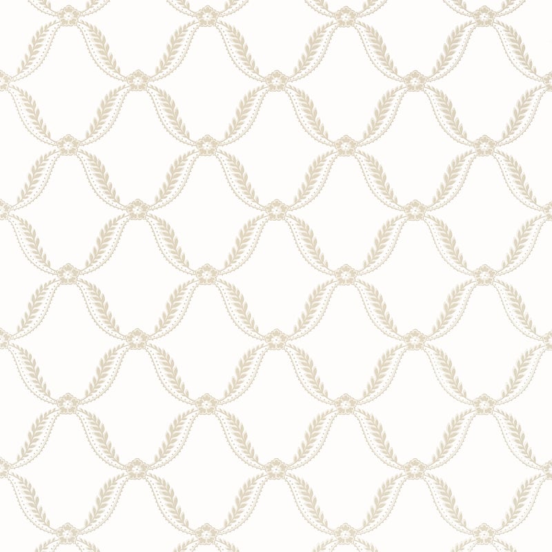 AT57879 Anna French Beige Wallpaper