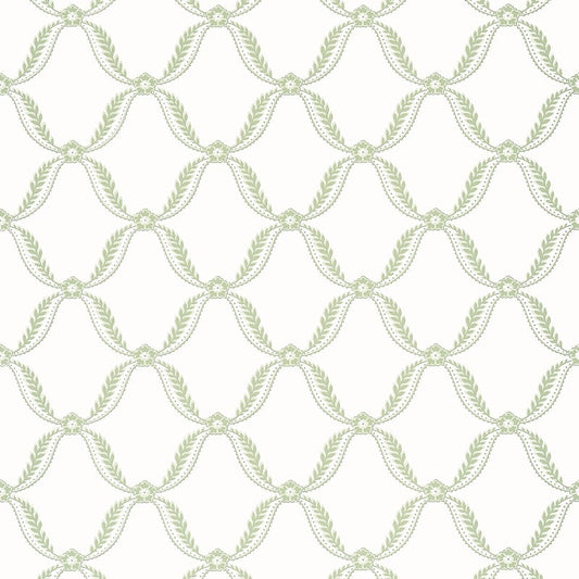AT57882 Anna French Green Wallpaper