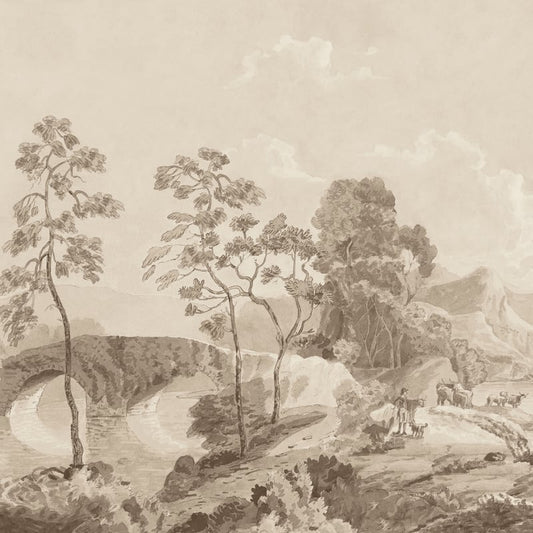 ATM24572 Anna French Sepia Wallpaper
