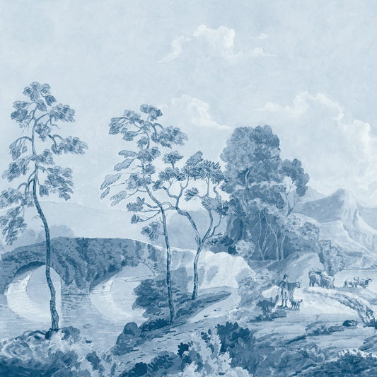 ATM24573 Anna French Blue Wallpaper