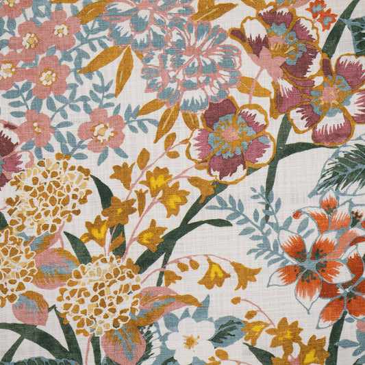 AU1703 Maxwell DRAPERY/MULTI- PATTERN # 703 DAHLIA CT-BITTERSWEET