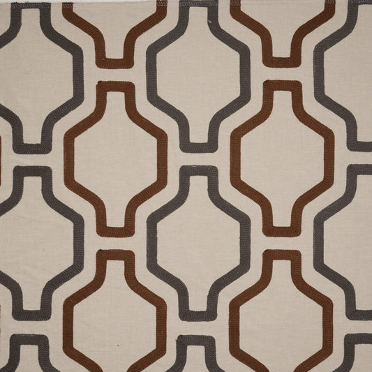AU3606 Maxwell DRAPERY/MULTI- PATTERN # 606 CAROB CT-TIGERSEYE