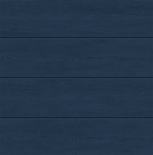 AX10902 NextWall NextWall Peel & Stick Wallpaper Coastal Blue Shiplap Coastal Blue