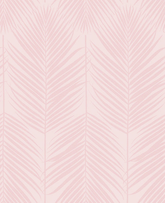 BD50001 Seabrook Designs Etten Beaded Wallpaper Persei Palm Blush