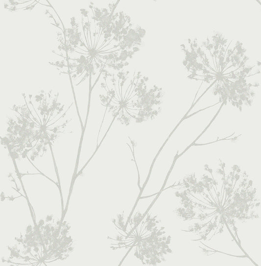BD50200 Seabrook Designs Etten Beaded Wallpaper Wild Grass Chardonnay