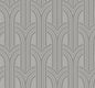 BD50410 Seabrook Designs Etten Beaded Wallpaper Déco Arches Nickel