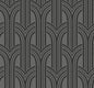 BD50420 Seabrook Designs Etten Beaded Wallpaper Déco Arches Pewter & Galaxy