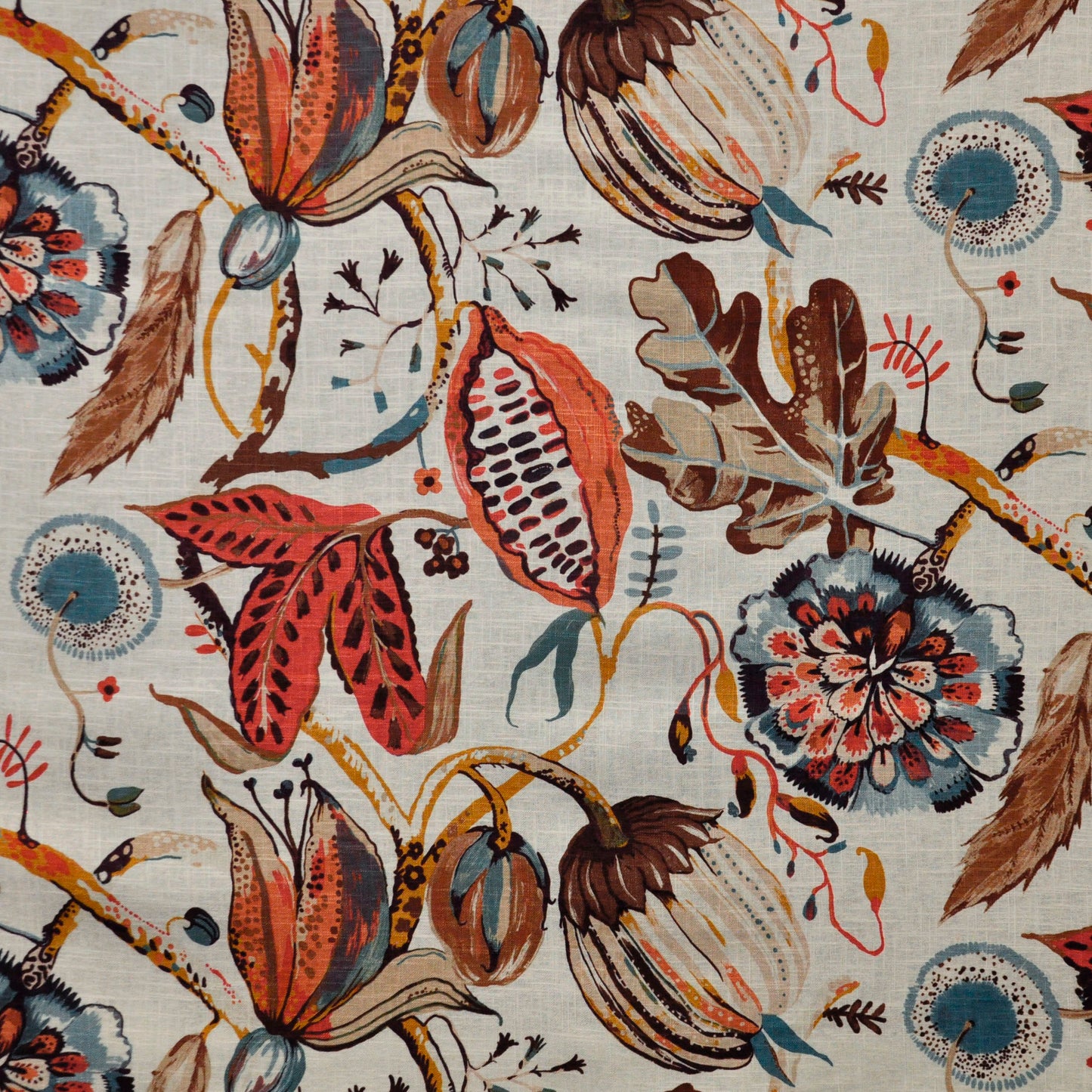 BEJ711 Maxwell UPHOLSTERY PATTERNS # 711 STRELITZIA CT-LYCHEE