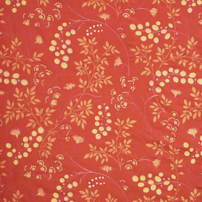 BF10044-390 HONESTY SILK TERRACOTTA G P & J BAKER DRAPERY