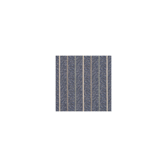 BF10396-6 SILVERTON STRIPE INDIGO G P & J BAKER UPHOLSTERY