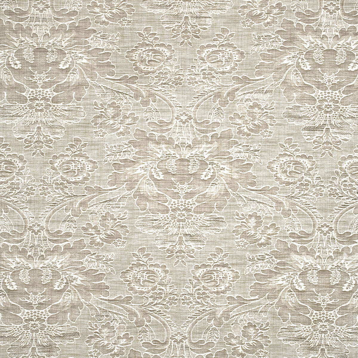 BF10427-104 HARTBURY DAMASK IVORY G P & J BAKER Fabrics Drapery Upholstery