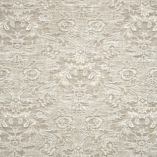 BF10427-104 HARTBURY DAMASK IVORY G P & J BAKER Fabrics Drapery Upholstery