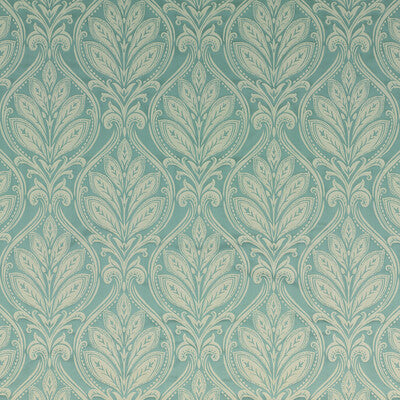 BF10492-725 RYECOTE DAMASK AQUA G P & J BAKER Fabrics Drapery Upholstery