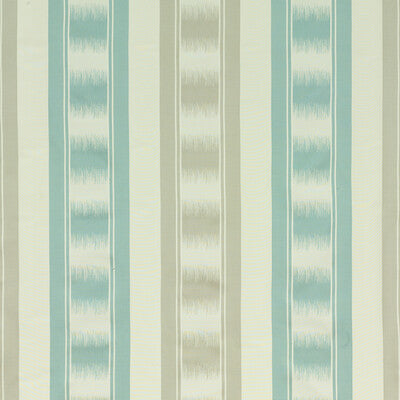 BF10493-725 RYECOTE STRIPE AQUA/SILVER G P & J BAKER Fabrics Drapery Upholstery