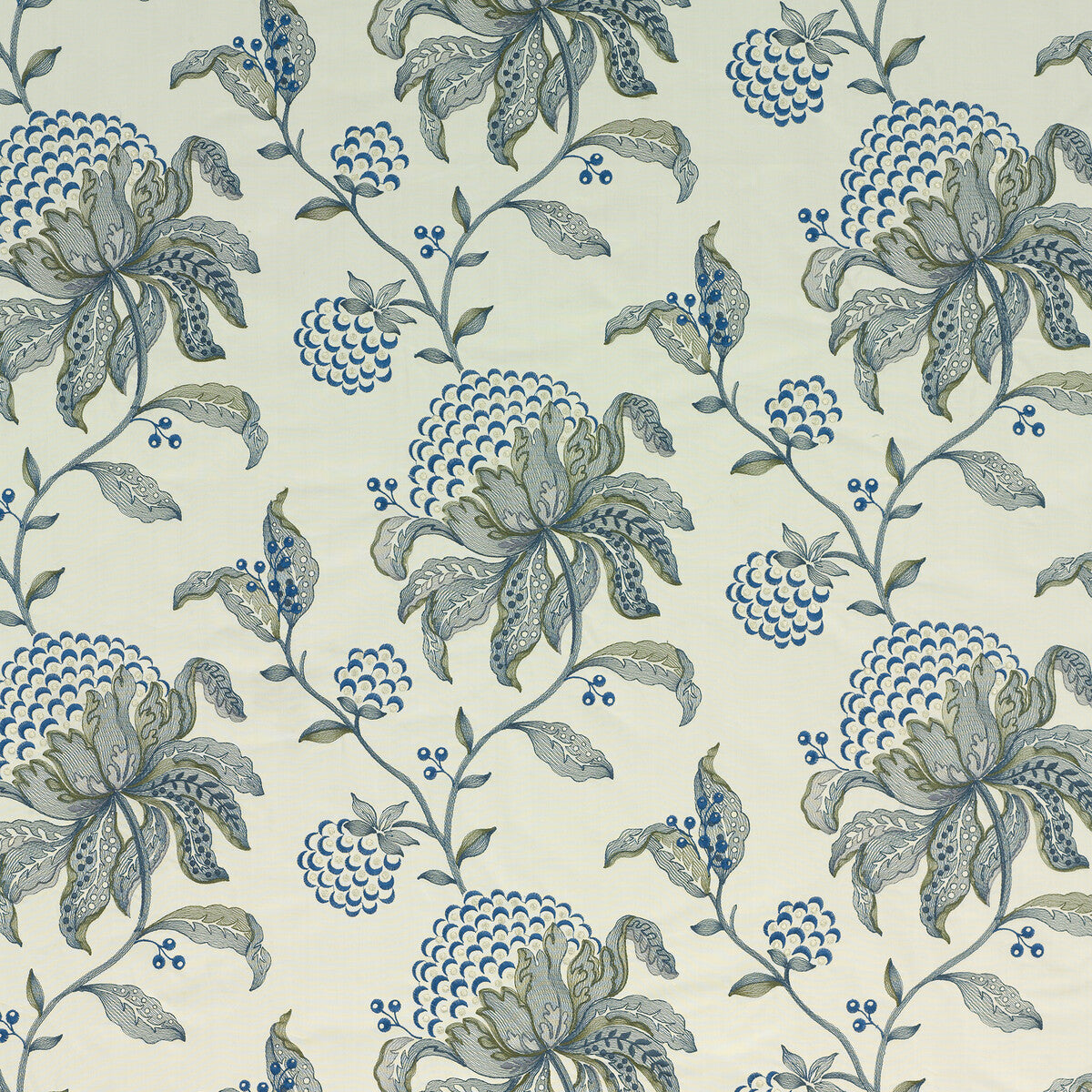BF10501-1 SILWOOD INDIGO G P & J BAKER DRAPERY