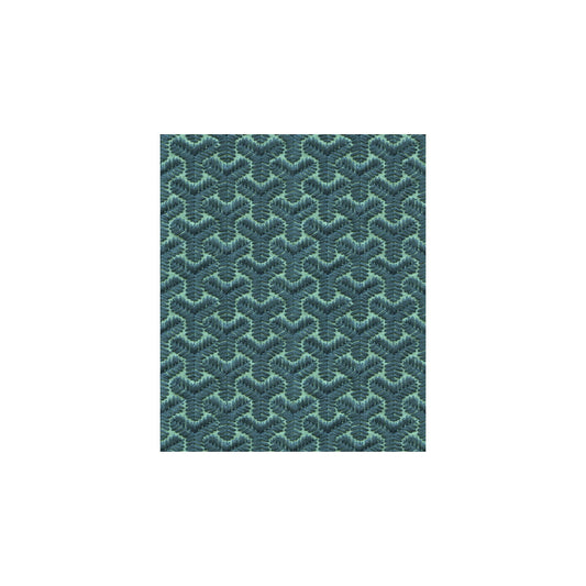 BF10523-2 CHENGTUDOOR EMB BLUE/AQUA G P & J BAKER Fabrics Drapery Upholstery