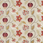 BF10532-6 ELVASTON RED/IVORY G P & J BAKER DRAPERY