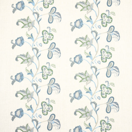 BF10560-2 CAWDOR TEAL G P & J BAKER Fabrics Drapery Upholstery